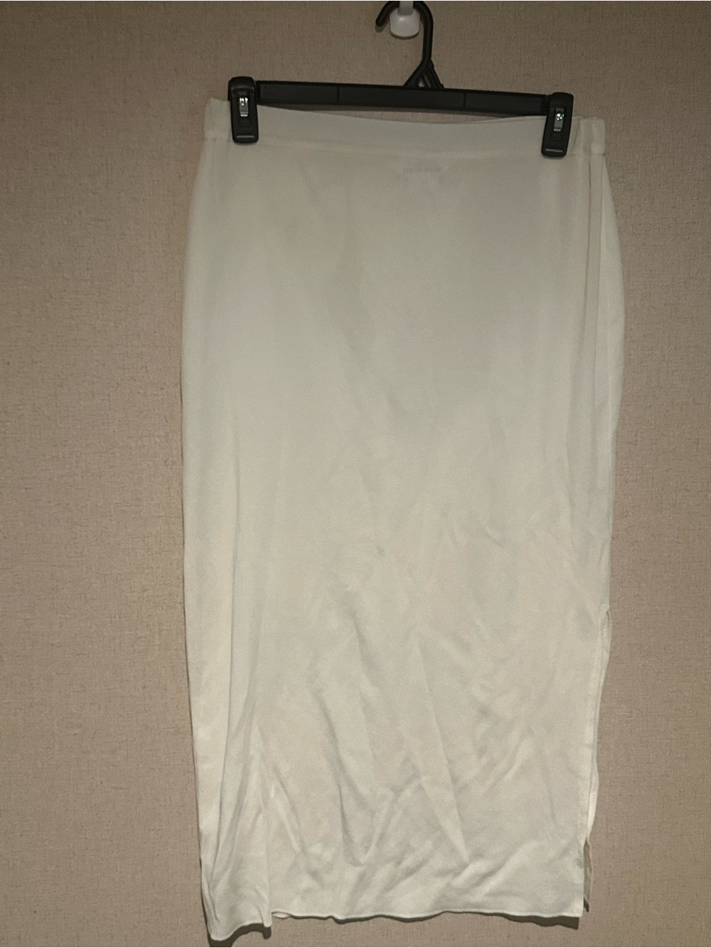 Misook Large Cream Pencil Midi Skirt